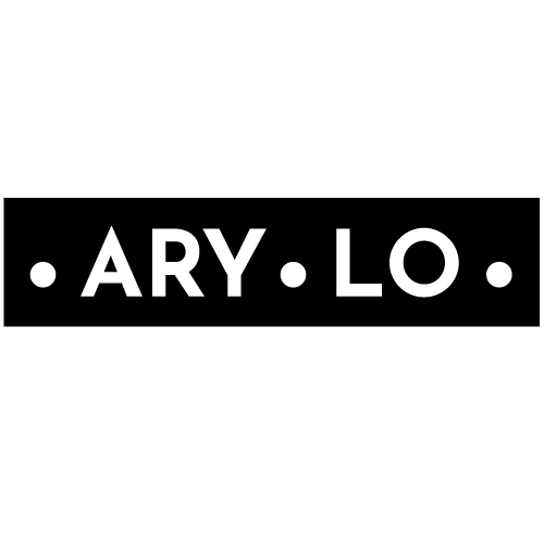 ARY-LO Online Store | | US Clothes, Accessories and Gifts - black background Logo