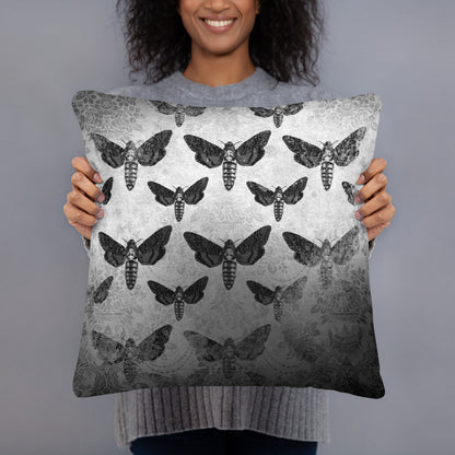 Midnight Moths Pillow