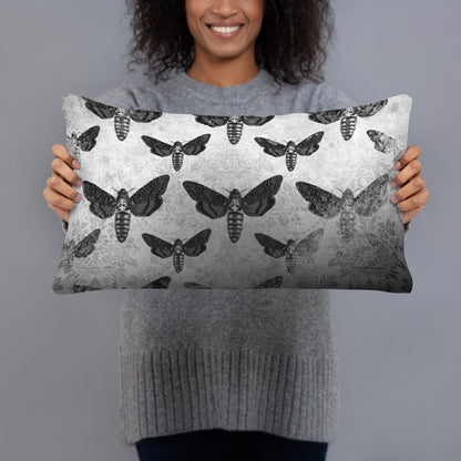 Midnight Moths Pillow