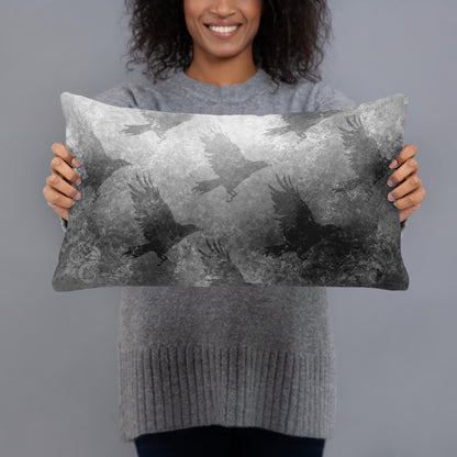 Raven Shadow Pillow