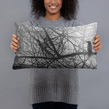 Skeletal Branches Pillow