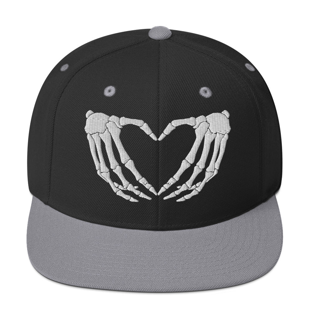 Twisted Love Snapback Hat - Edgy Romance