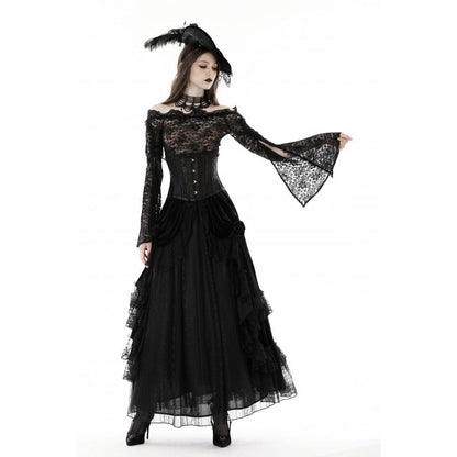 Gothic Off Shoulder Lace Top