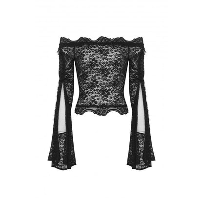 Gothic Off Shoulder Lace Top