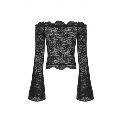 Gothic Off Shoulder Lace Top