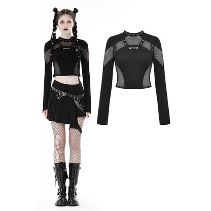 Saphira Eyelet Crop Top