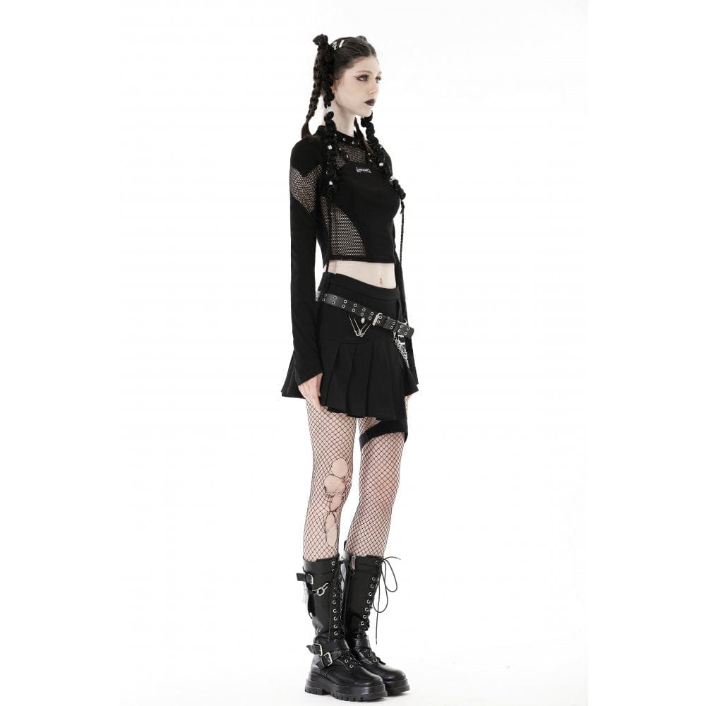 Saphira Eyelet Crop Top