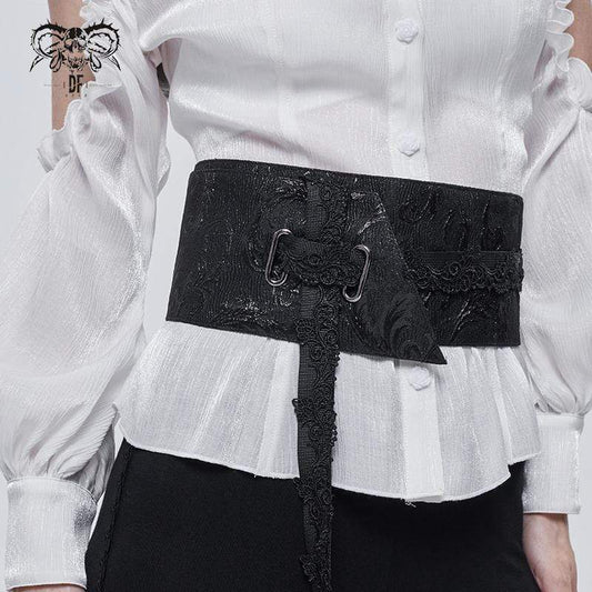 Gothic Floral Adjustable Belt