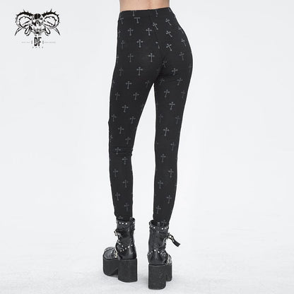 Punk Cutout Straps Leggings