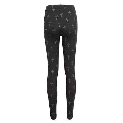 Punk Cutout Straps Leggings