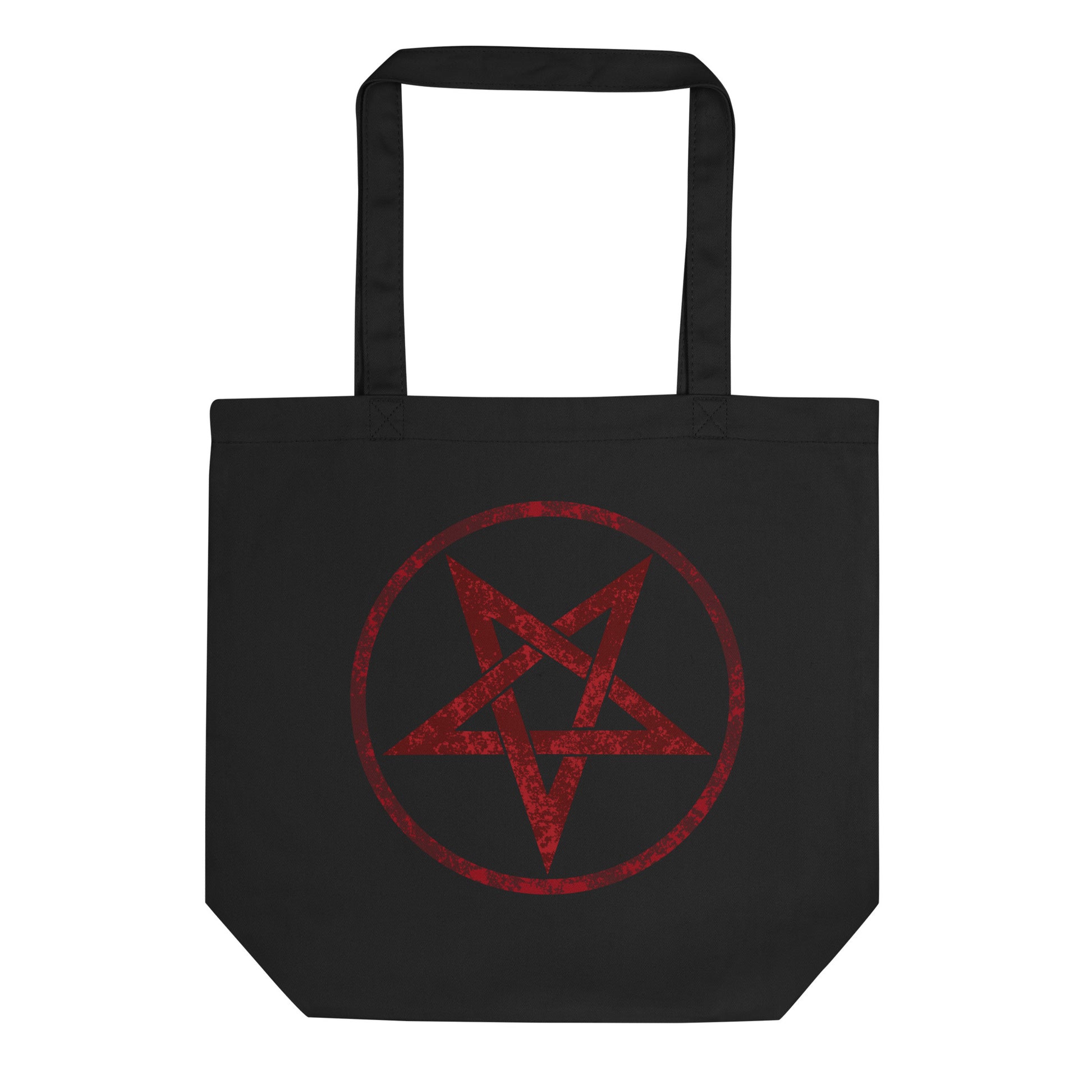 Red Pentagram Tote Bag