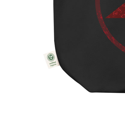 Red Pentagram Tote Bag