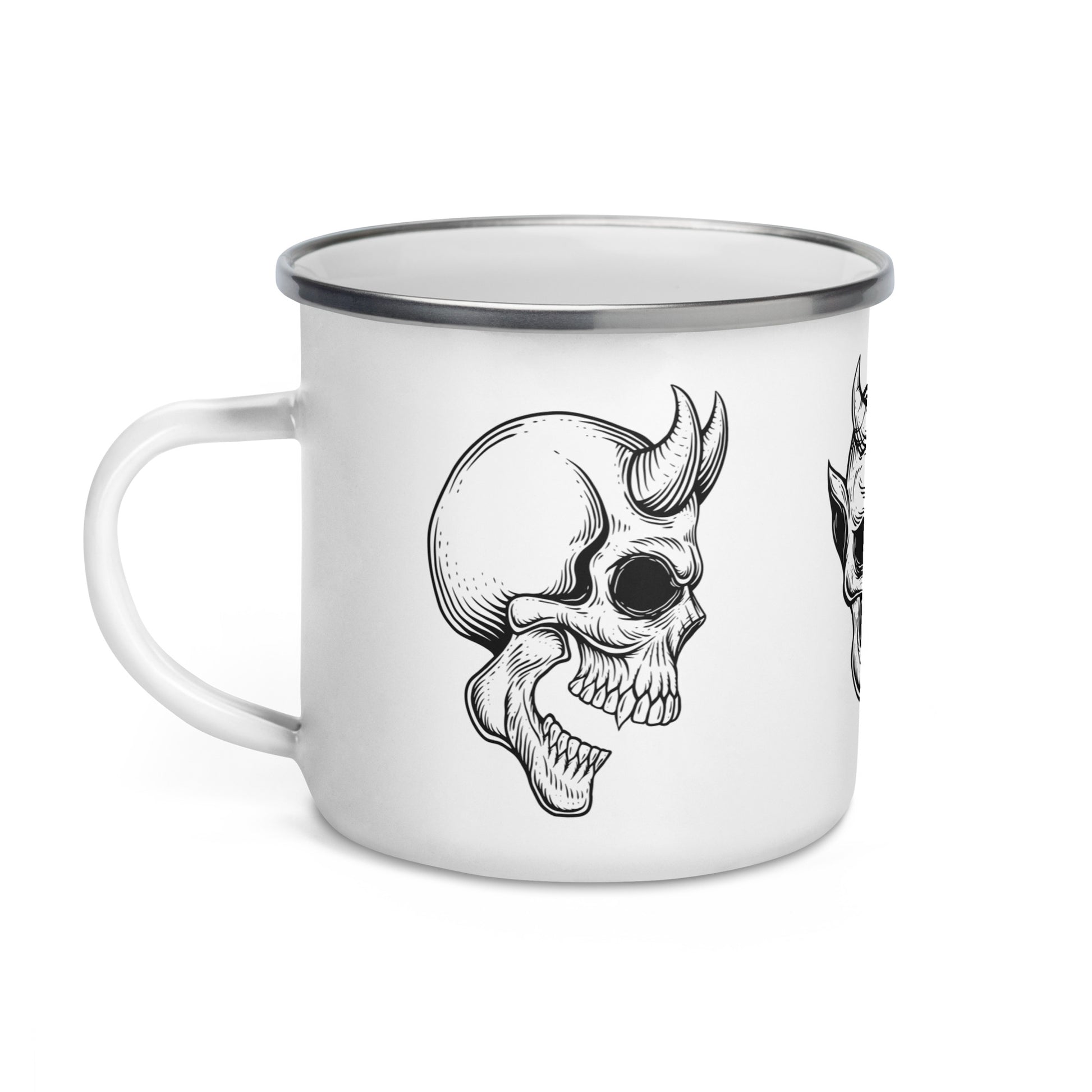 Wanderlust Skull Travel Mug