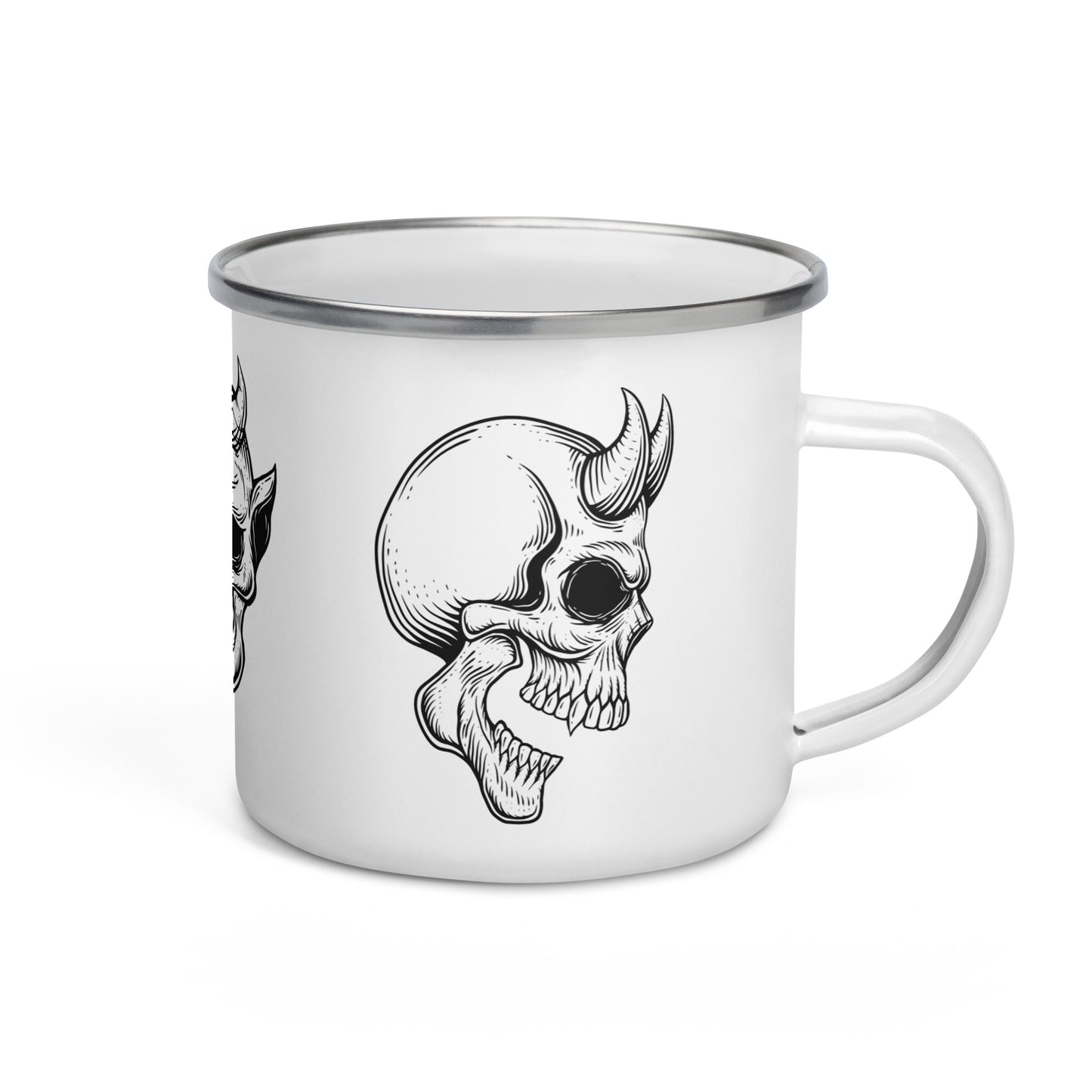 Wanderlust Skull Travel Mug