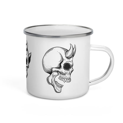 Wanderlust Skull Travel Mug