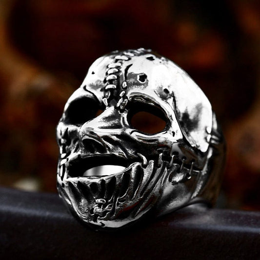 Punk Clown Skull Ring