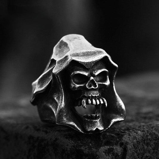 Punk Death Skull Ring