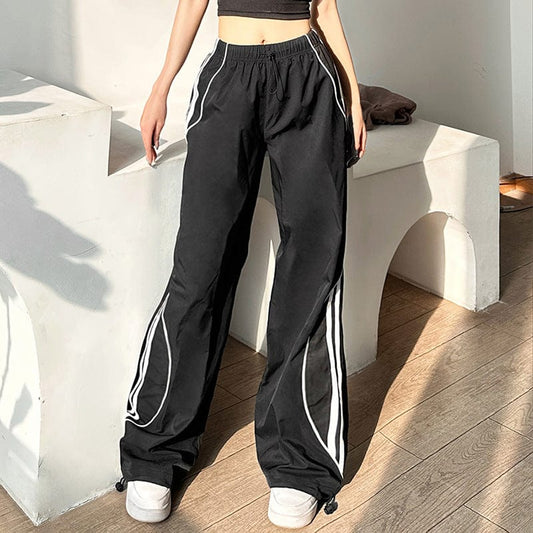 Punk Drawstring Casual Pants