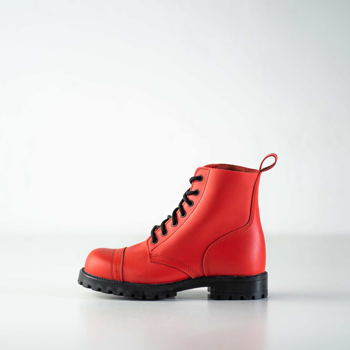 517 aka Aviator Boots - Red