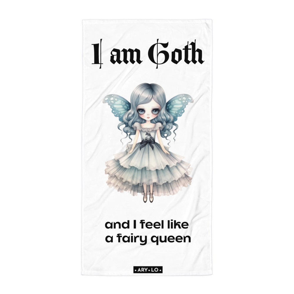 Fairy Queen of Darkness Gothic Towel