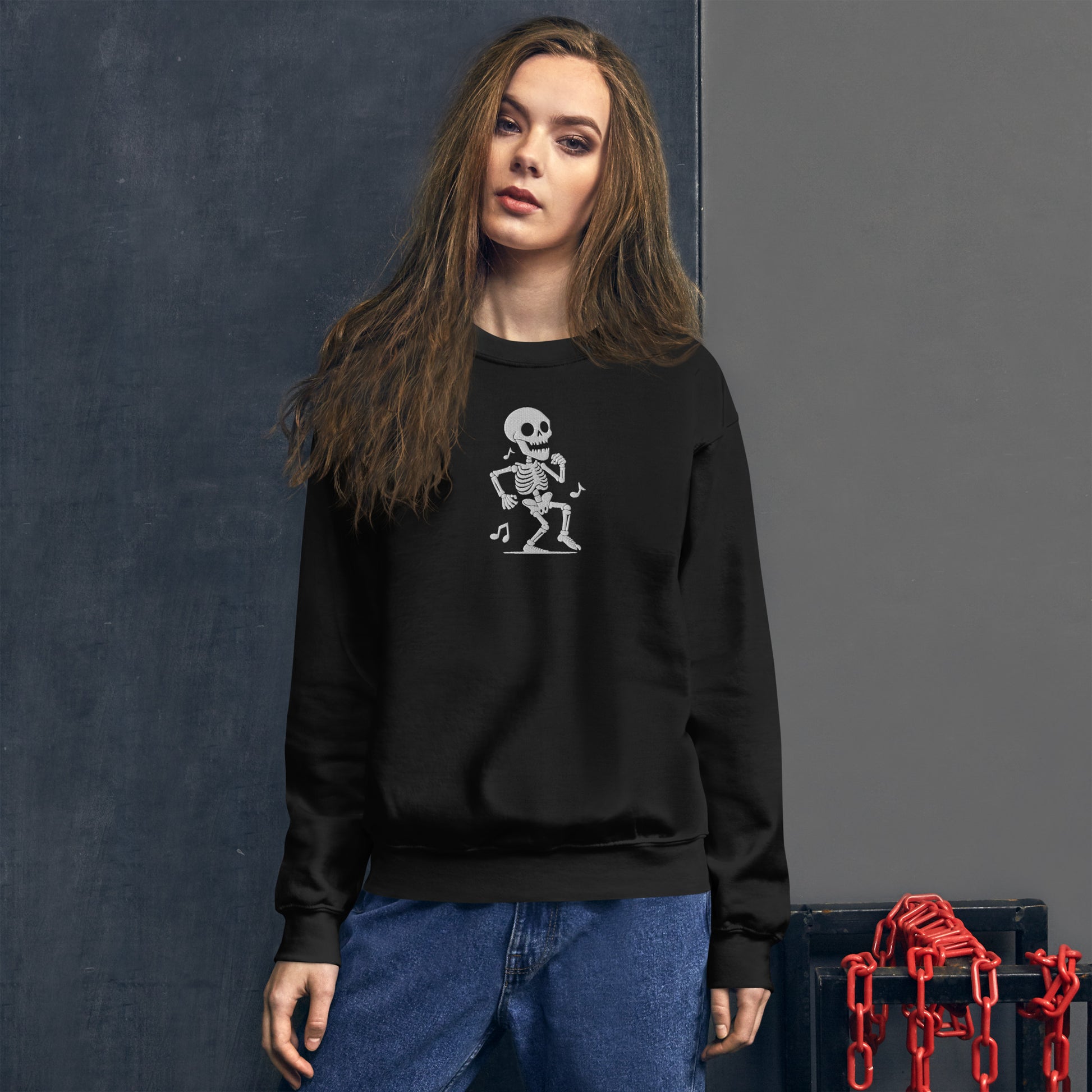 Dead Funny Skeleton Sweatshirt