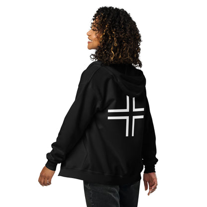 Cross Zip Hoodie