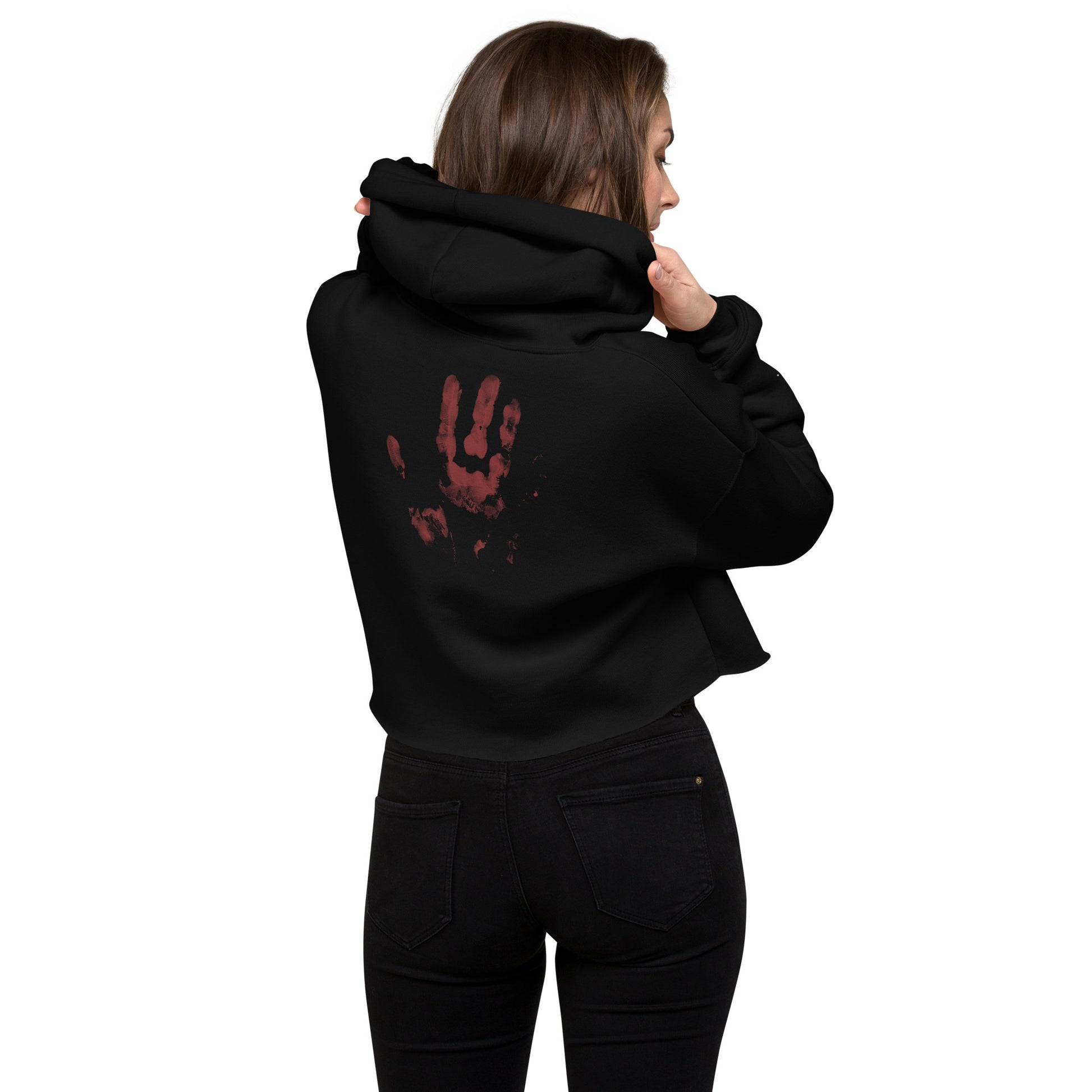 Blood Crop Hoodie