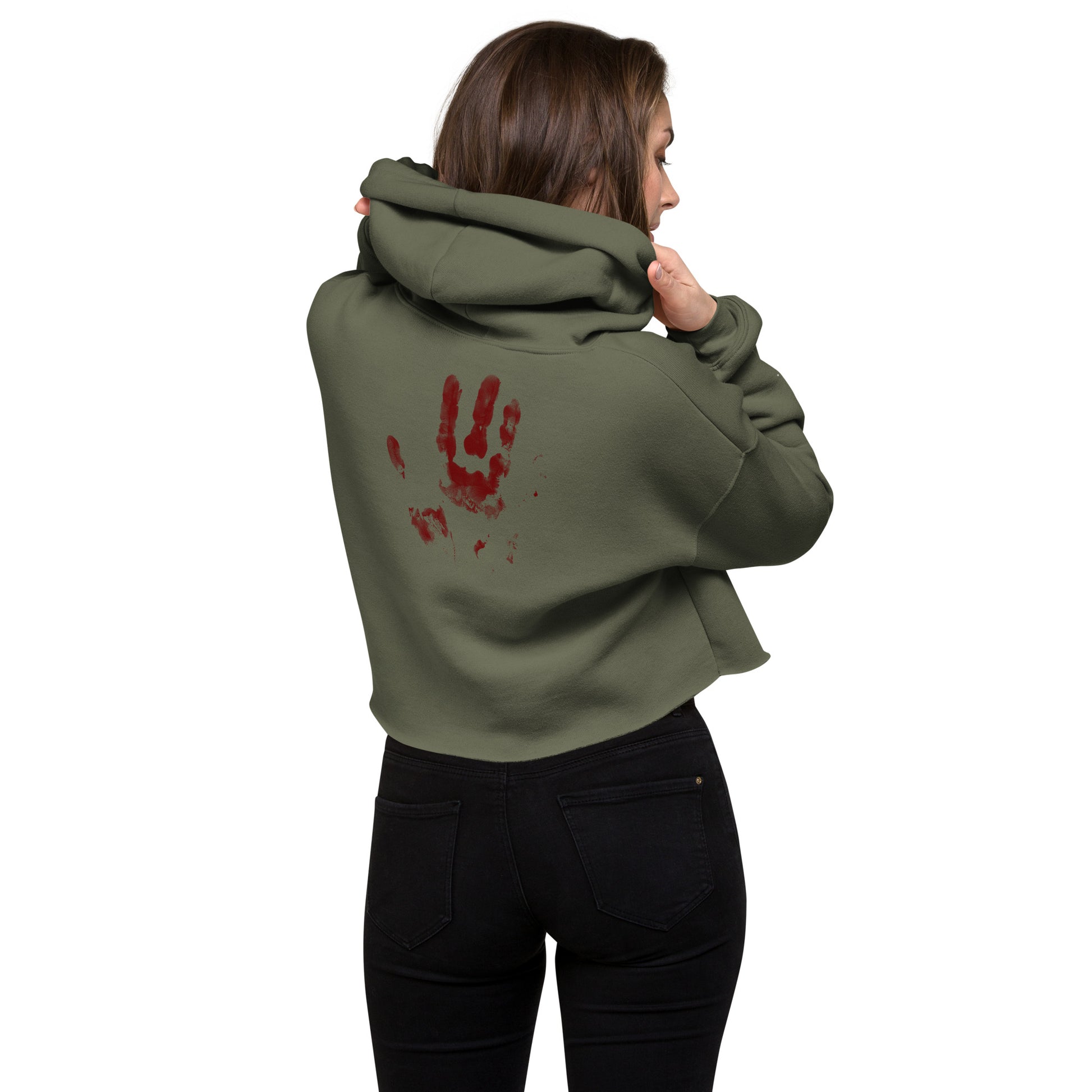 Blood Crop Hoodie