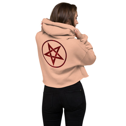 Pentagram Crop Hoodie