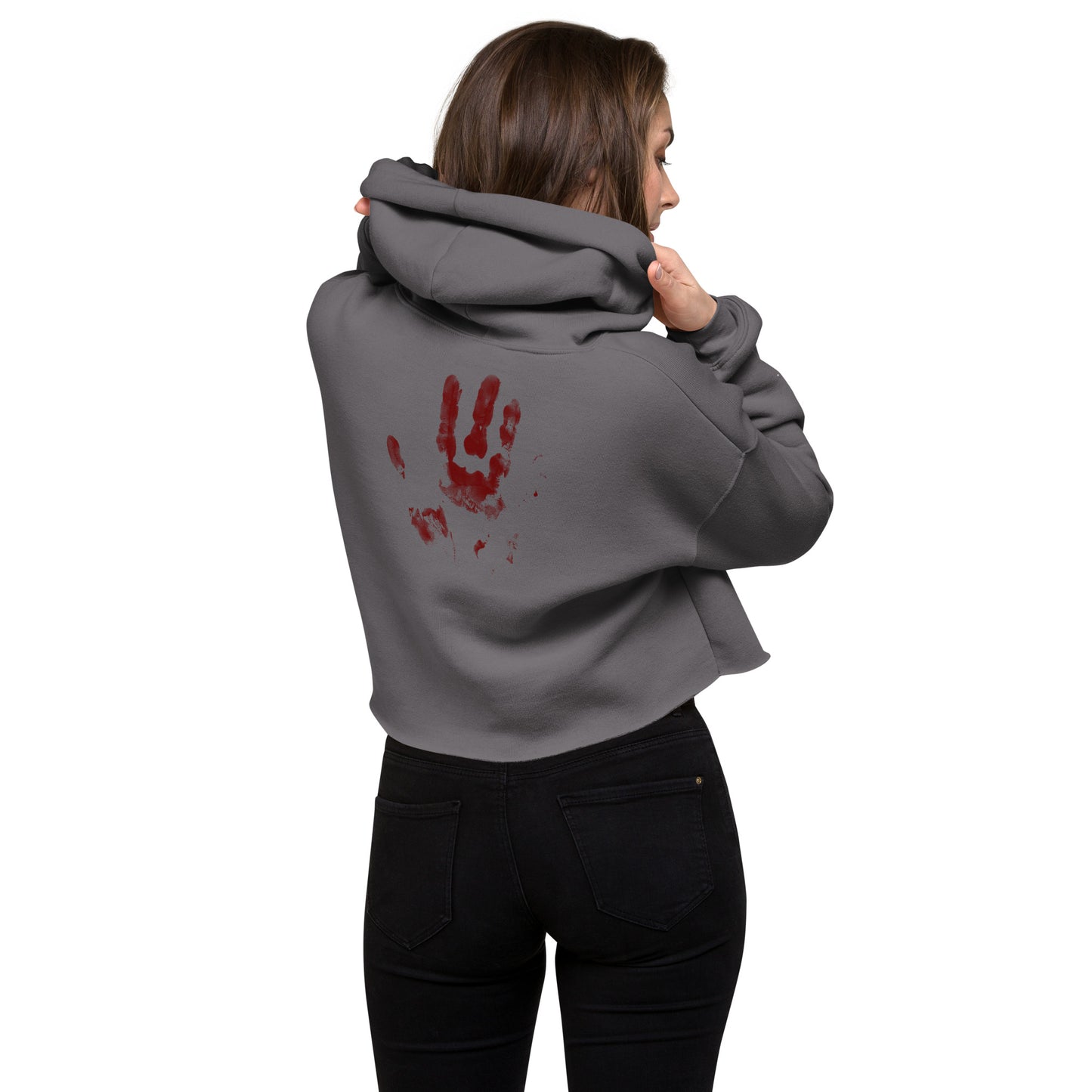 Blood Crop Hoodie