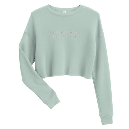 Voices Crop Sweatshirt