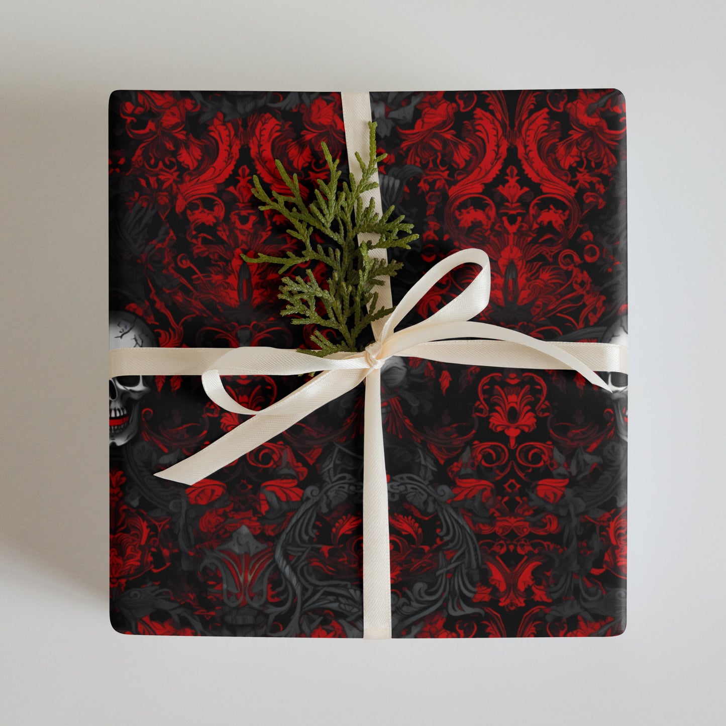 Velvet Roses Shadowbox Wrapping Paper